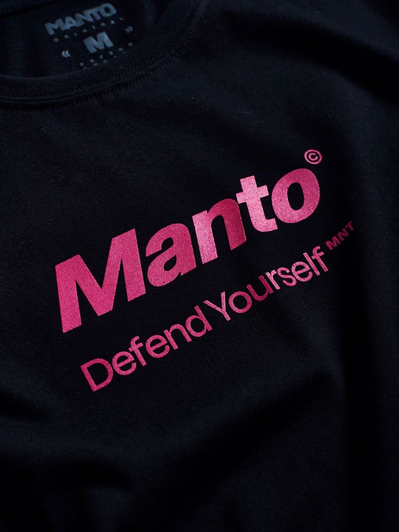 MANTO defend 23 oversize tshirt-  black